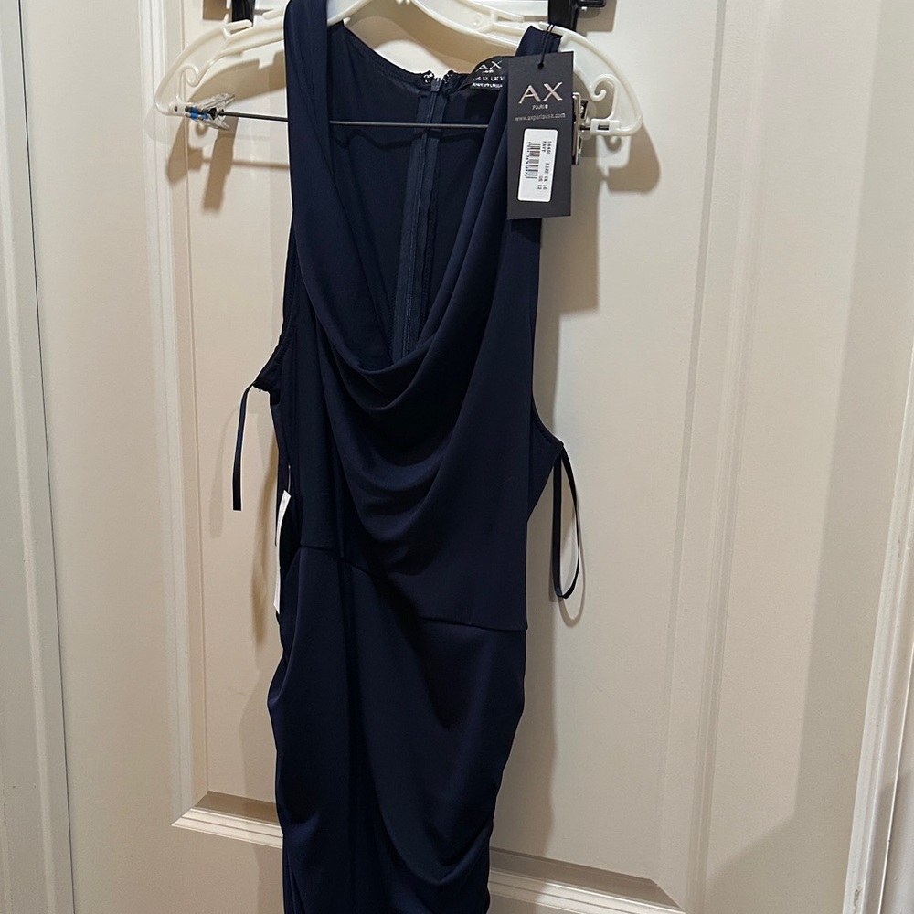 AX NWT Navy Sleeveless Dress